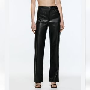 Zara Black Straight Leg Pants